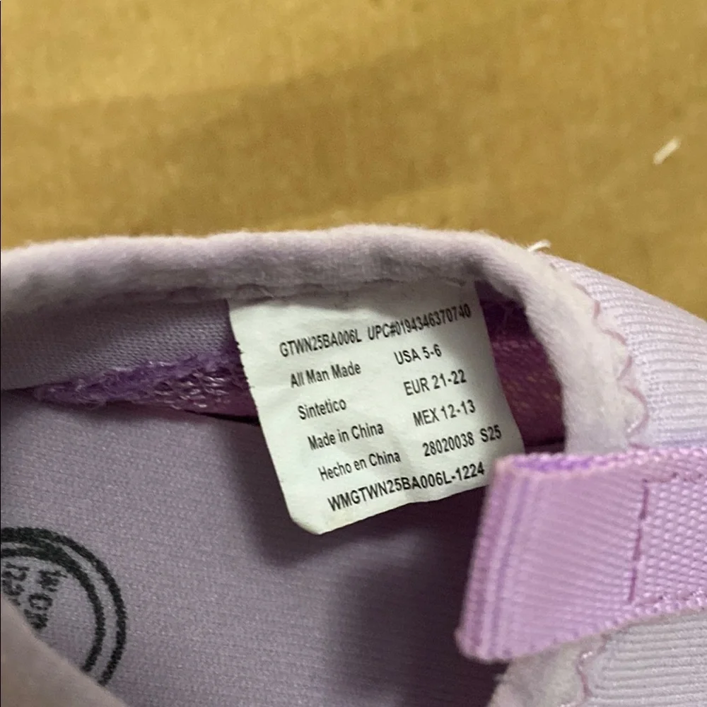 Kids Purple Mesh Slip-On Shoes